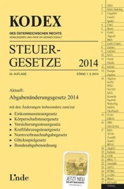 Cover KODEX Steuergesetze 2014 (f. Österreich)