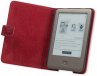 tolino shine Hülle Echtleder dunkelrot - Bild 1