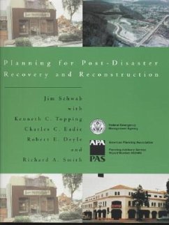 Planning for Post-Disaster Recovery and Reconstruction - Schwab, James; Schwab, Jim