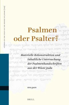 Psalmen Oder Psalter? - Jain, Eva