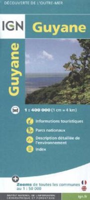 IGN Karte, Tourisme et découverte Guyane