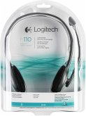 Logitech H 110 Stereo Headset silver retail Logitech H 110 Stereo Headset silver retail