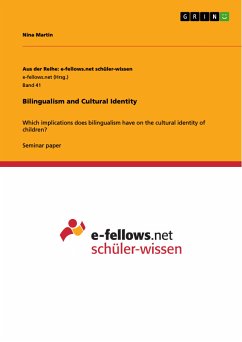 Bilingualism and Cultural Identity (eBook, PDF) - Martin, Nina
