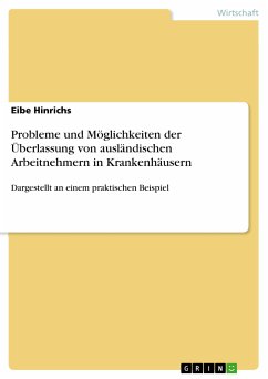 Probleme und Möglichkeiten der Überlassung von ausländischen Arbeitnehmern in Krankenhäusern (eBook, PDF) - Hinrichs, Eibe