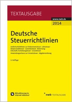 Cover Deutsche Steuerrichtlinien