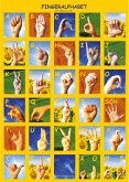 Fingeralphabet - Plakat