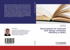 Nanocatalysts for improved solar energy conversion efficiency in DSSCs