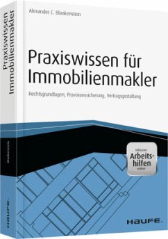 Praxiswissen für Immobilienmakler - inkl. Arbeitshilfen online - Blankenstein, Alexander