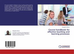 Course handbook for effective teaching and learning processes