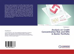 Analysis on Credit Concentration Risk and NPA in Banks' Portfolio