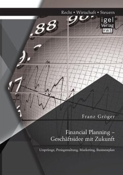 Financial Planning ¿ Geschäftsidee mit Zukunft: Ursprünge, Preisgestaltung, Marketing, Businessplan - Gröger, Franz