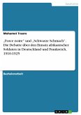 ¿Force noire¿ und ¿Schwarze Schmach¿. Die Debatte über den Einsatz afrikanischer Soldaten in Deutschland und Frankreich, 1910-1925