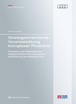 Cover Strategieorientierte Vorentwicklung komplexer Produkte