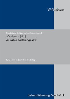 Cover 40 Jahre Parteiengesetz (eBook, PDF)