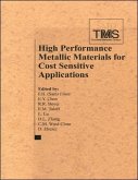 High Performance Metallic Materials for Cost Sensitive Applications (eBook, ePUB)
