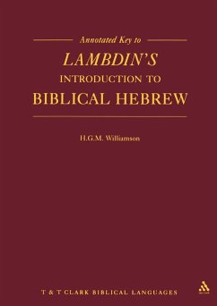 Cover Annotated Key to Lambdin's Introduction to Biblical Hebrew (eBook, PDF)