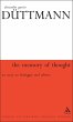 The Memory of Thought (eBook, PDF) - Bild 1