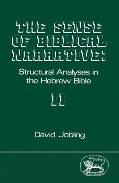 The Sense of Biblical Narrative II (eBook, PDF) - Jobling, David