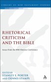 Rhetorical Criticism and the Bible (eBook, PDF)