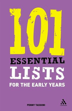 101 Essential Lists for the Early Years (eBook, PDF) - Tassoni, Penny