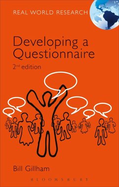 Developing a Questionnaire (eBook, PDF) - Gillham, Bill