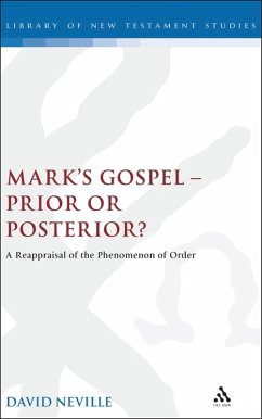 Cover Mark's Gospel--Prior or Posterior? (eBook, PDF)
