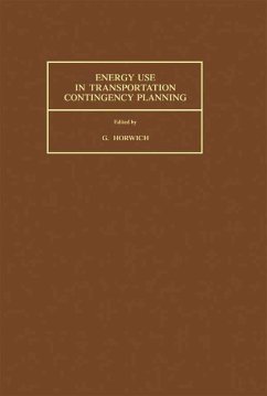 Energy Use in Transportation Contingency Planning (eBook, ePUB)