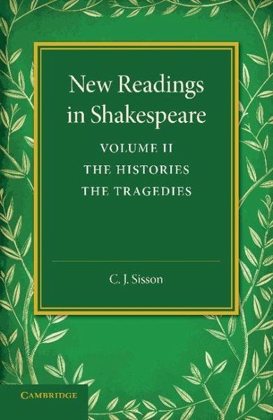 New Readings in Shakespeare