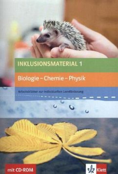 Inklusionsmaterial 1, Biologie - Chemie - Physik, Klasse 5/6 mit CD-ROM