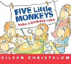 Five Little Monkeys Bake a Birthday Cake Board Book - Christelow, Eileen
