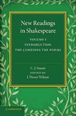Cover New Readings in Shakespeare