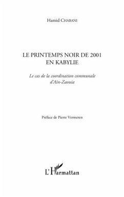 Le printemps noir de 2001 en kabylie - le cas de la coordina (eBook, PDF)