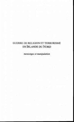 Cover GUERRE DE RELIGION ET TERRORISME EN IRLANDE DU NORD : MENSON (eBook, PDF)