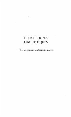 Deux groupes linguistiques (eBook, PDF)