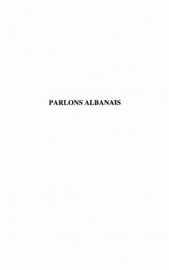 Cover PARLONS ALBANAIS (eBook, PDF)