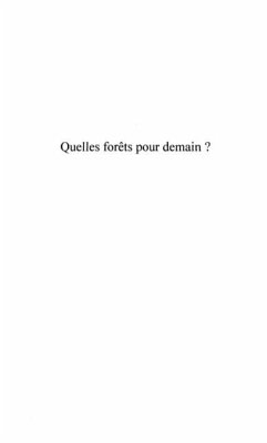 Cover Quelle foret pour demain? (eBook, PDF)