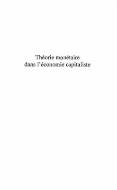 Cover THEORIE MONETAIRE DANS L'ECONOMIE CAPITALISTE (eBook, PDF)