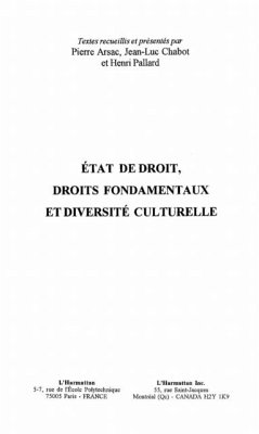 ETAT DE DROIT, DROITS FONDAMENTAUX ET DIVERSITE CULTURELLE (eBook, PDF)
