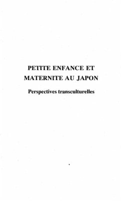 Cover Petite enfance et maternite auJapon (eBook, PDF)