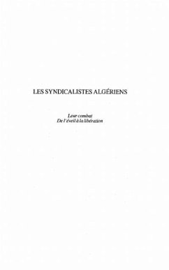 Cover LES SYNDICALISTES ALGERIENS (eBook, PDF)