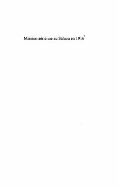 Mission aerienne au sahara en1916 (eBook, PDF)