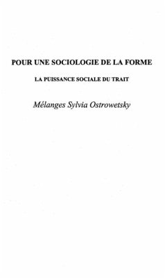 Pour une sociologie de la forme (eBook, PDF)