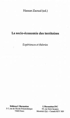 Cover La Socio-Economie des Territoires (eBook, PDF)