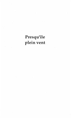 Cover PRESQU'ILE PLEIN VENT (eBook, PDF)