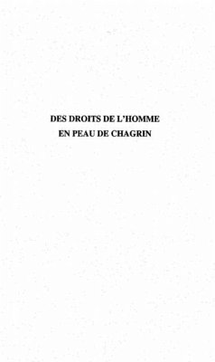 DES DROITS DE L'HOMME EN PEAU DE CHAGRIN (eBook, PDF)