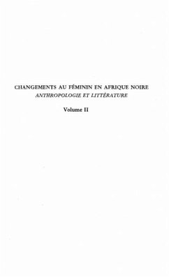 CHANGEMENTS AU FEMININ EN AFRIQUE NOIRE (eBook, PDF)