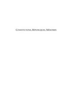 Cover Constitutions, republiques, memoires - 1 (eBook, PDF)