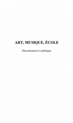 Cover ART, MUSIQUE, ECOLE (eBook, PDF)