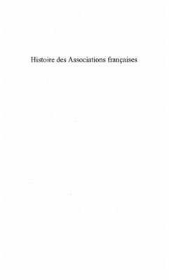 Histoire des associations francaises (eBook, PDF)