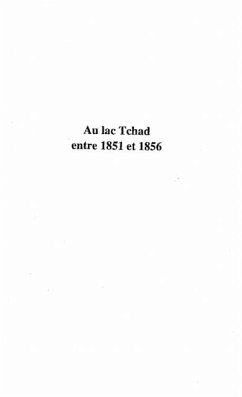 AU LAC TCHAD ENTRE 1851 ET 1856 (eBook, PDF)